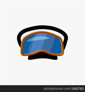 Diving mask icon in cartoon style isolated on white background. Diving mask icon, cartoon style
