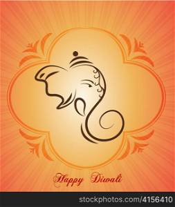 diwali card vector illustration
