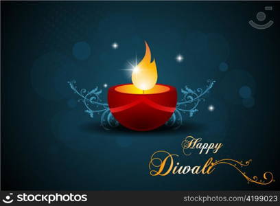 diwali card vector illustration