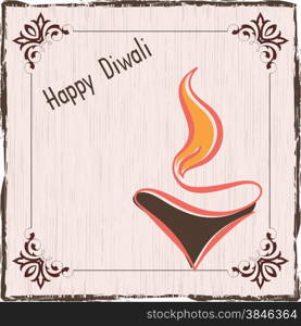 Diwali Greeting Design Vector Art