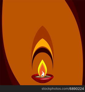 Diwali Greeting Design Vector Art