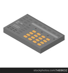 Dj console icon. Isometric of dj console vector icon for web design isolated on white background. Dj console icon, isometric style