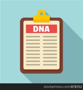 Dna checkboard icon. Flat illustration of dna checkboard vector icon for web design. Dna checkboard icon, flat style