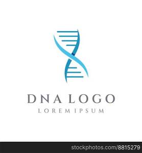 DNA element logo. Bio tech, DNA people, bio DNA, spiral DNA. Logo can be for science, pharmacy and medical.