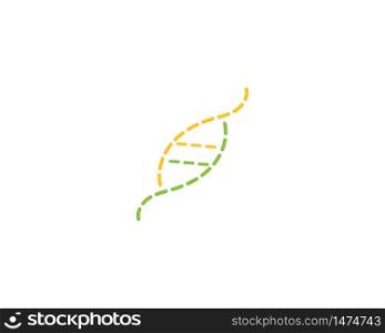 DNA genetic icon template