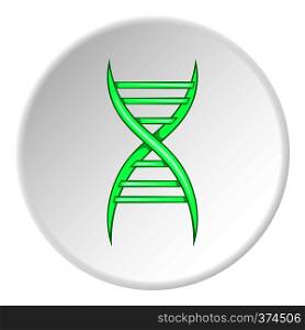 DNA icon. Cartoon illustration of DNA vector icon for web. DNA icon, cartoon style