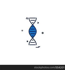 DNA icon design vector