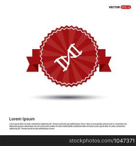 DNA icon - Red Ribbon banner