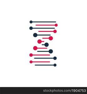 DNA logo design vector template