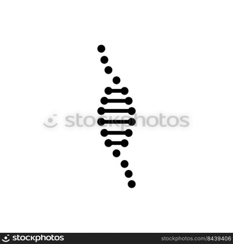 DNA logo stock illustration design
