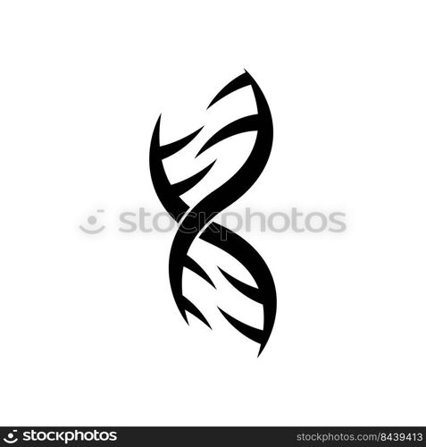 DNA logo stock illustration design