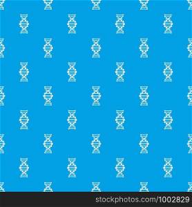 Dna pattern vector seamless blue repeat for any use. Dna pattern vector seamless blue