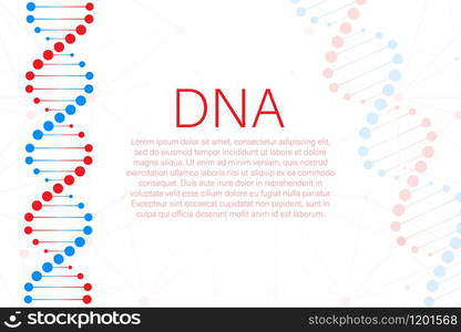 DNA strand symbol. DNA genetics. vector stock illustration. DNA strand symbol. DNA genetics. vector stock illustration.