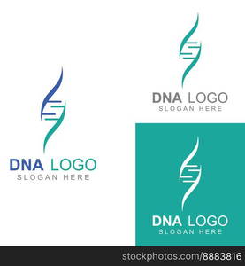 DNA vector logo. Modern medical logo, with vector design