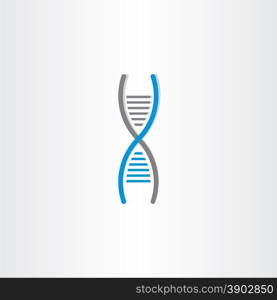 DNA vector symbol deoxyribonucleic acid icon design