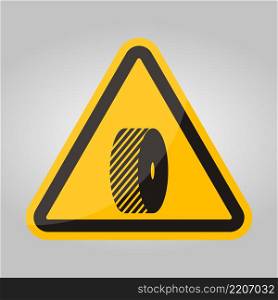 Do Not Change Grinding Wheels Symbol Sign On White Background