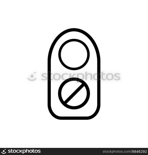 do not disturb icon design vector