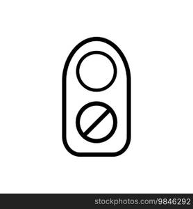 do not disturb icon design vector