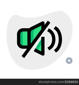 Do not disturb mode with mute logotype