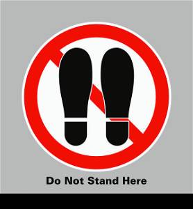 Do not stand here