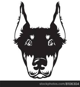 Dobermann dog Royalty Free Vector Image