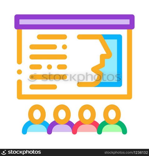 Doctor Education Icon Vector. Outline Doctor Education Sign. Isolated Contour Symbol Illustration. Doctor Education Icon Vector Outline Illustration
