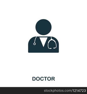 Doctor icon. Line style icon design. UI. Illustration of doctor icon. Pictogram isolated on white. Ready to use in web design, apps, software, print. Doctor icon. Line style icon design. UI. Illustration of doctor icon. Pictogram isolated on white. Ready to use in web design, apps, software, print.