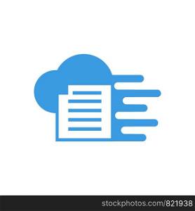 document and cloud logo template