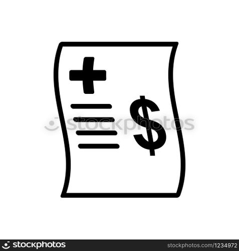 document - billing icon vector design template