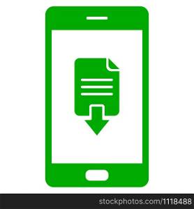 Document download and smartphone