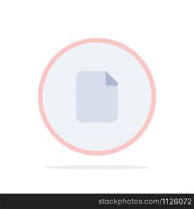 Document, File, Basic, Ui Abstract Circle Background Flat color Icon