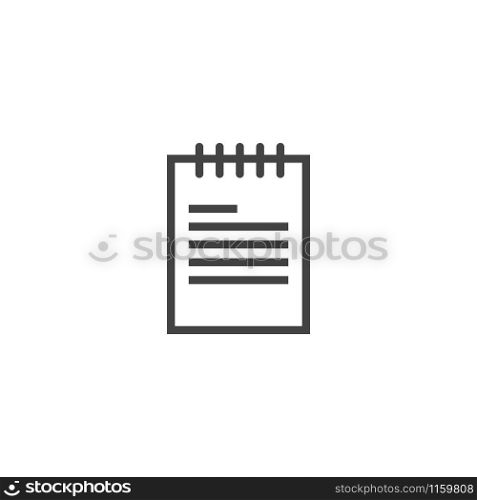 Document graphic design template vector isolated illustration. Document graphic design template vector isolated