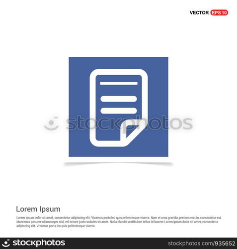 Document Icon - Blue photo Frame