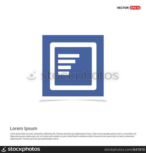 Document Icon - Blue photo Frame