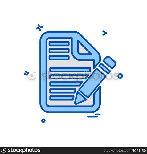 Document icon design vector