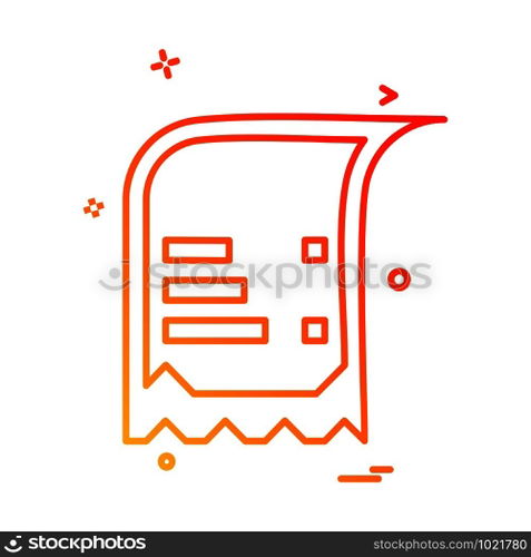 Document icon design vector 