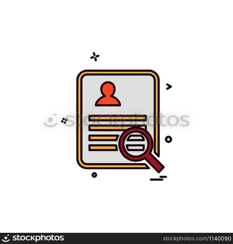 Document icon design vector