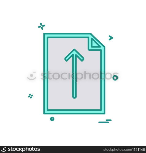 Document icon design vector