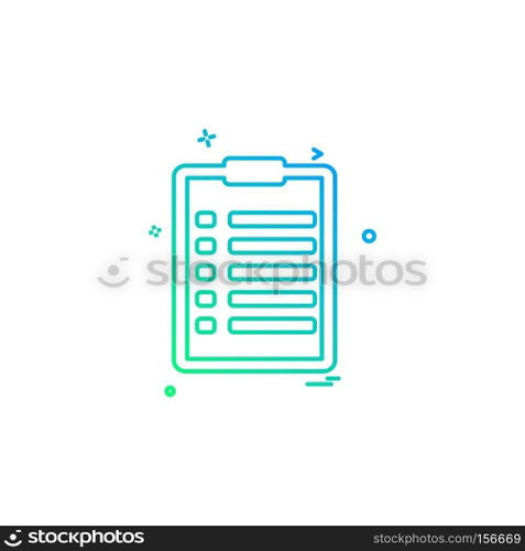 Document icon design vector 