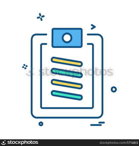 Document icon design vector 