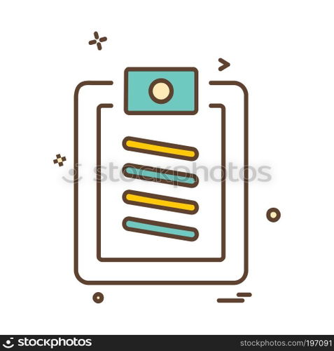 Document icon design vector 