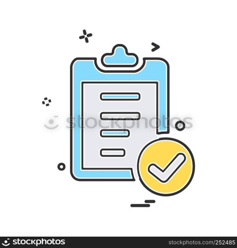 Document icon design vector