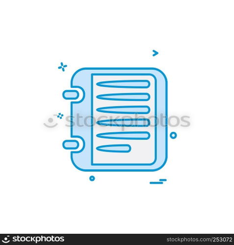 Document icon design vector