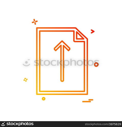Document icon design vector