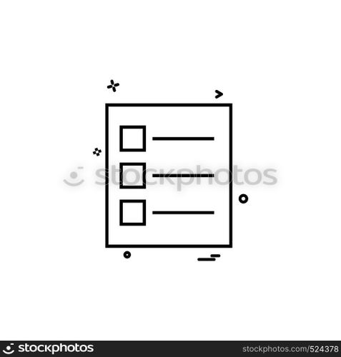 Document icon design vector