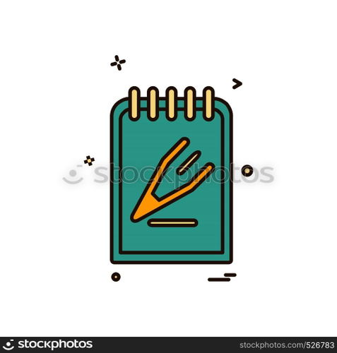 Document icon design vector