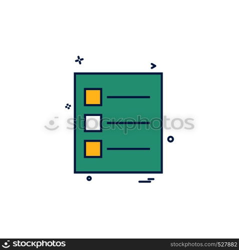 Document icon design vector