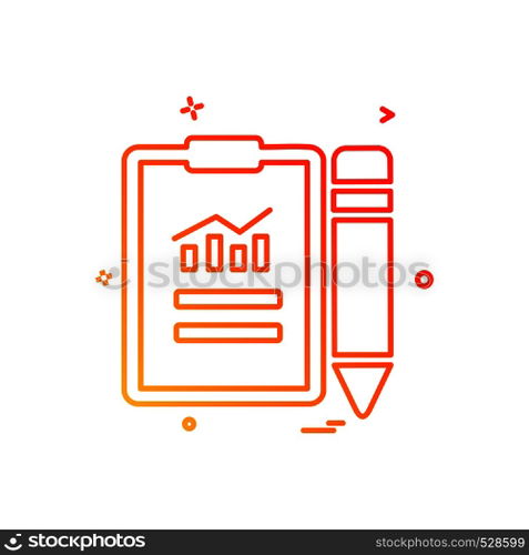 Document icon design vector