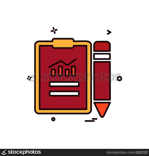 Document icon design vector