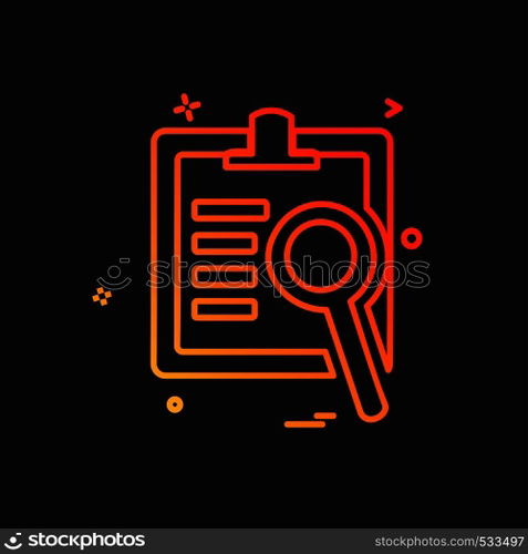 Document icon design vector